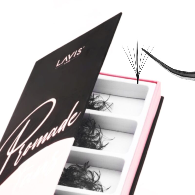 lavislash 7d wispy promade loose fans mixed 6 eyelash extensions