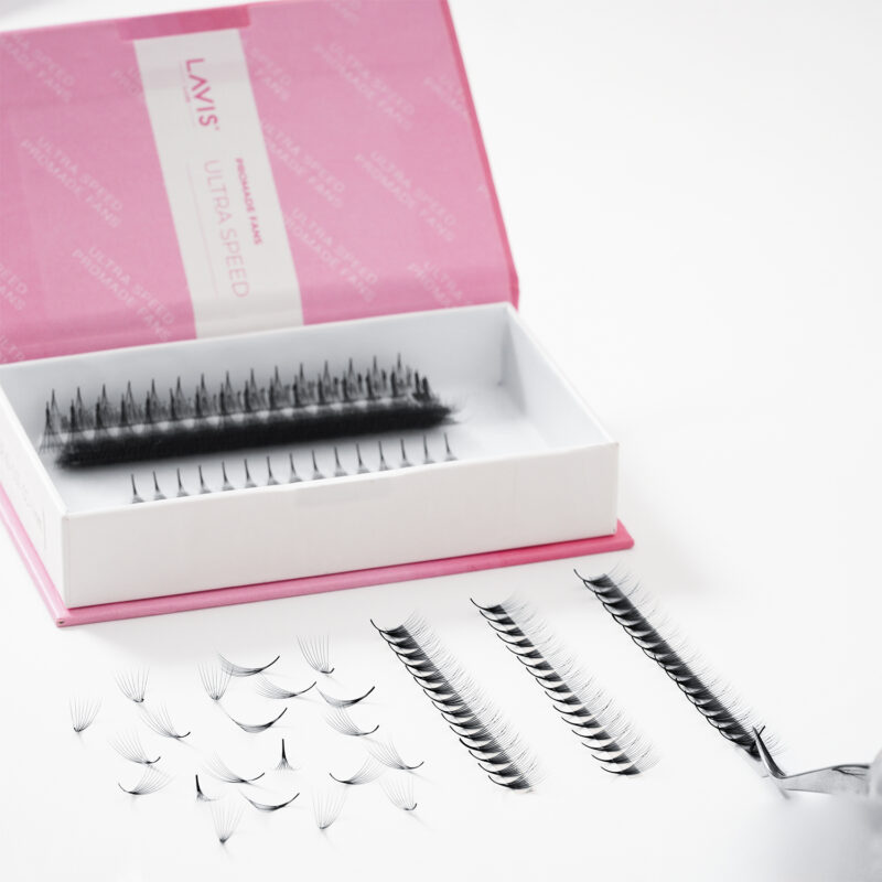 lavislash 8d narrow ultraspeed promade fans eyelash extensions