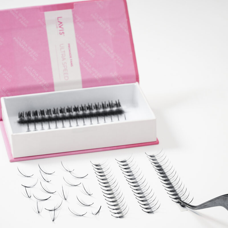 lavislash 5d wispy promade ultraspeed fans eyelash extensions
