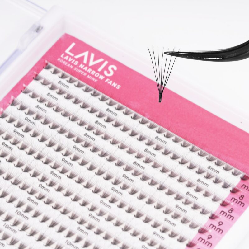 lavislash 7d narrow medium tray eyelash extensions