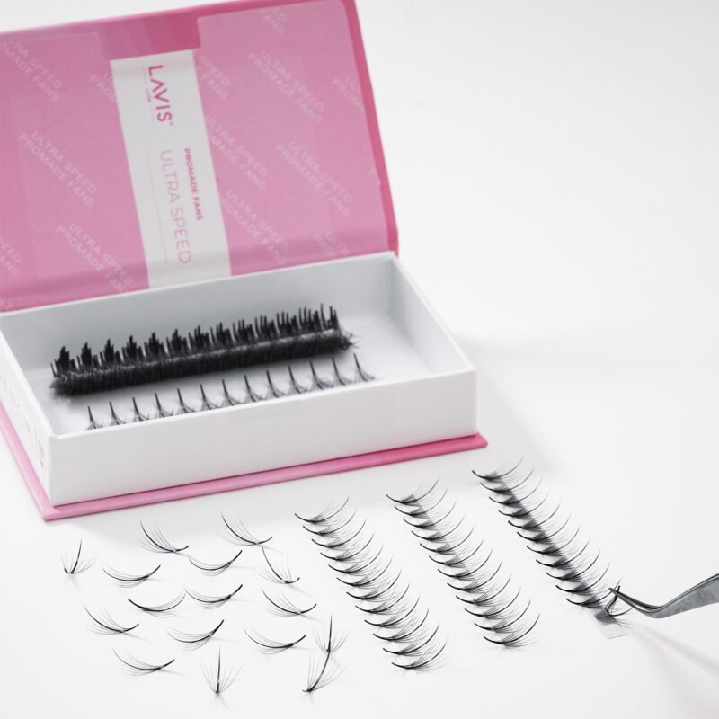 lavislash 7d wispy promade ultraspeed fans eyelash extensions