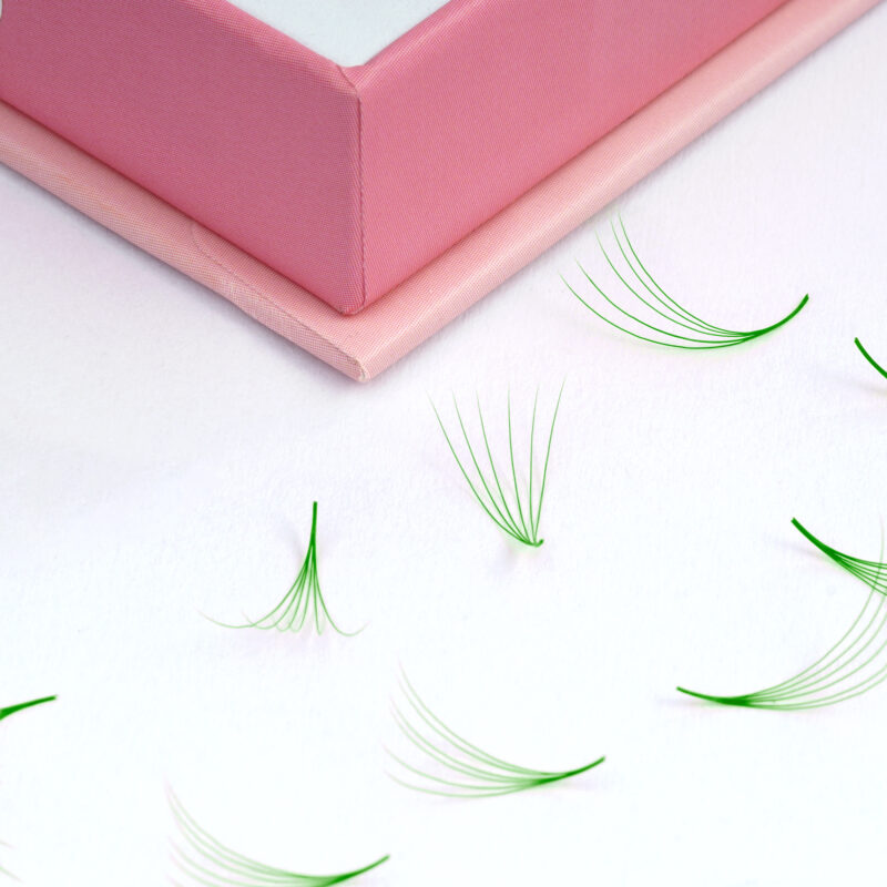 lavislash green mix6 loose fans eyelash extensions