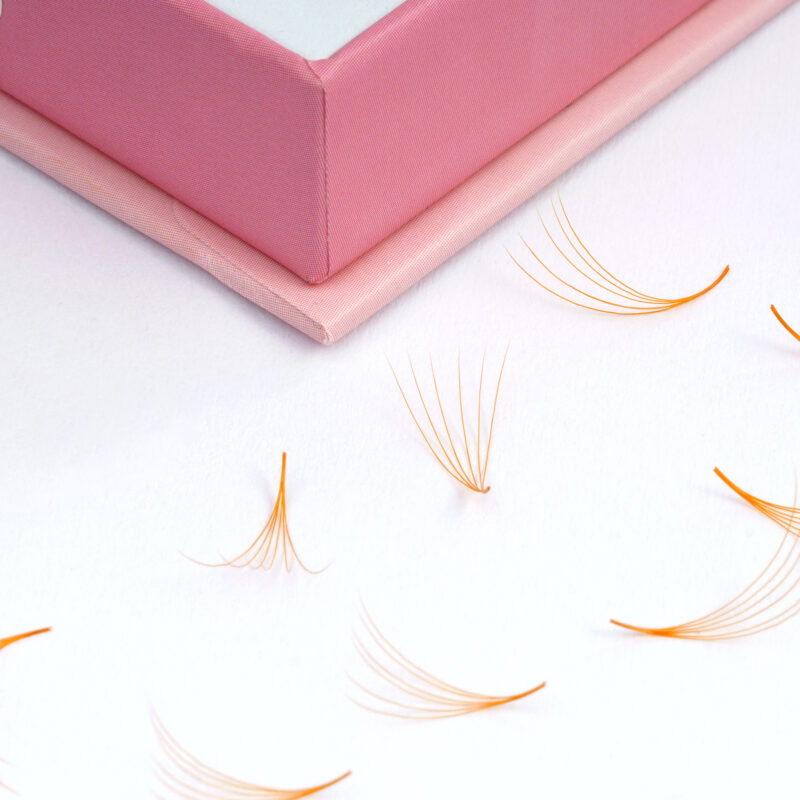 lavislash orange mix6 loose faneyelash extensions