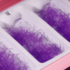 lavislash purple colored eyelashes mix6 loose fans eyelash extensions