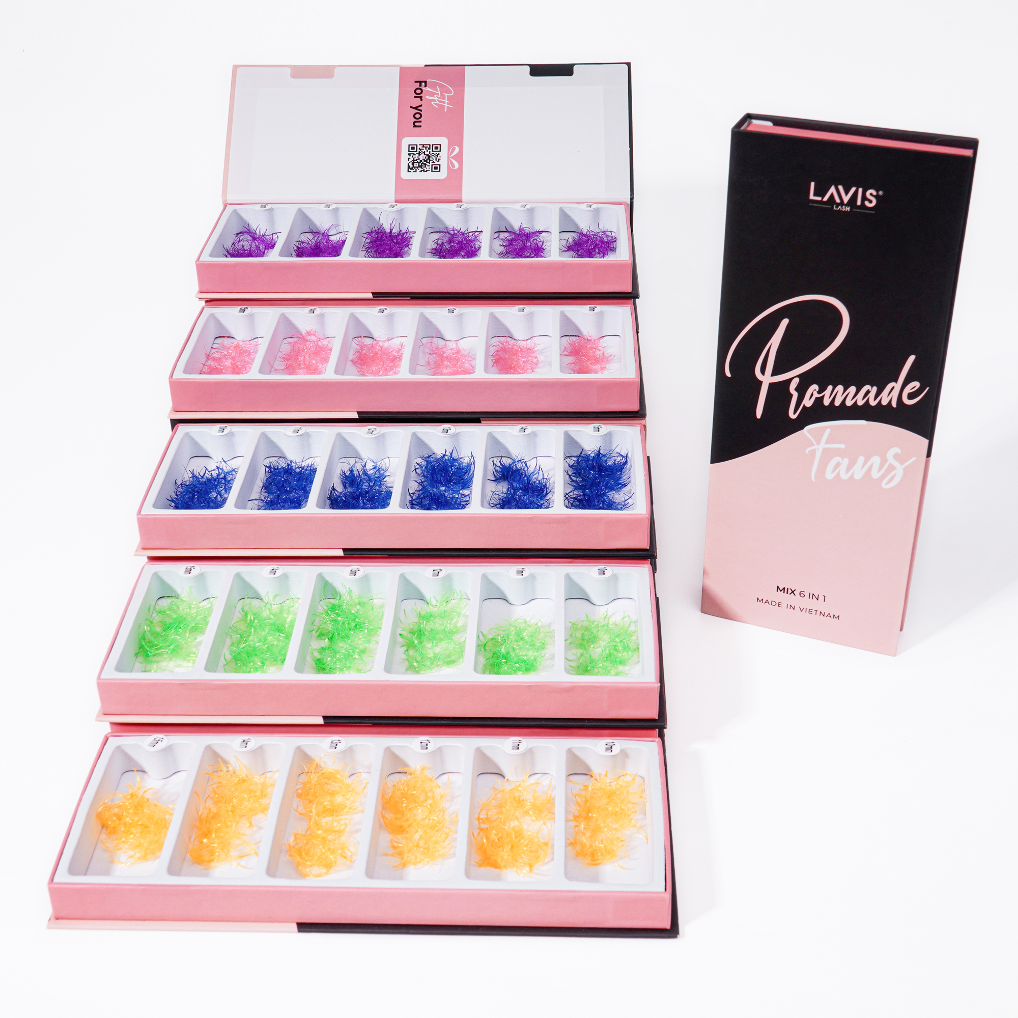 mix color-lavislash-LavisLashUS-lash-extension