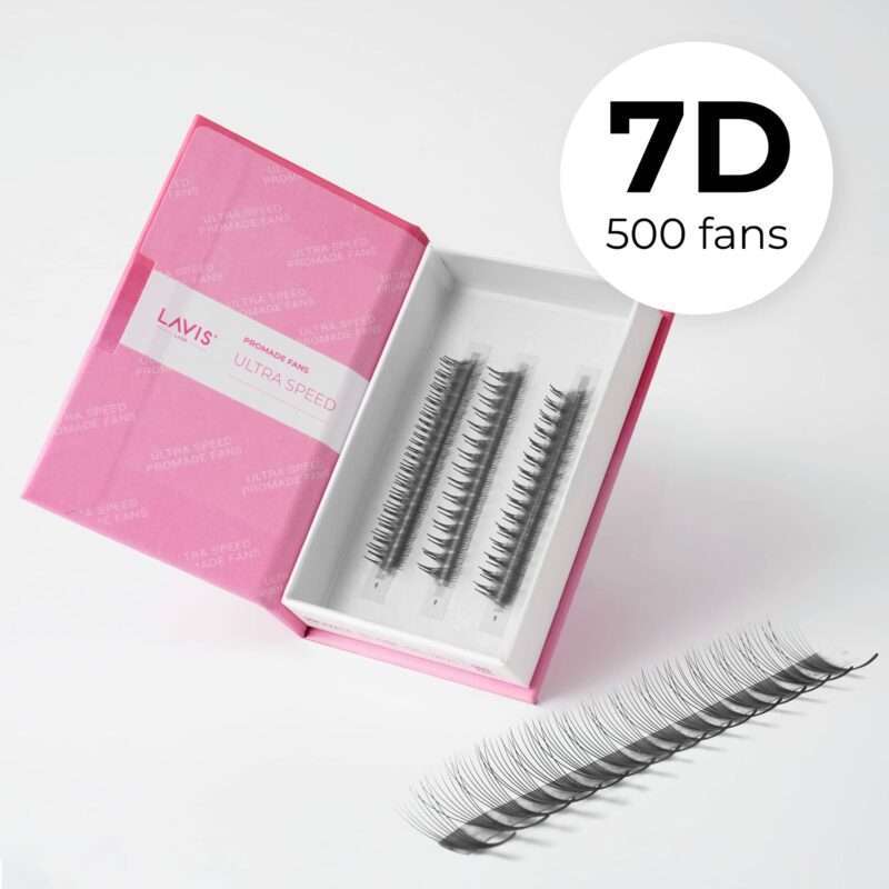 7D-Narrow-Ultra-speed-Promade-500-fans-Paper-box-LAVISLASH-Promade-Natural-Fans-Eyelashes-Extensions