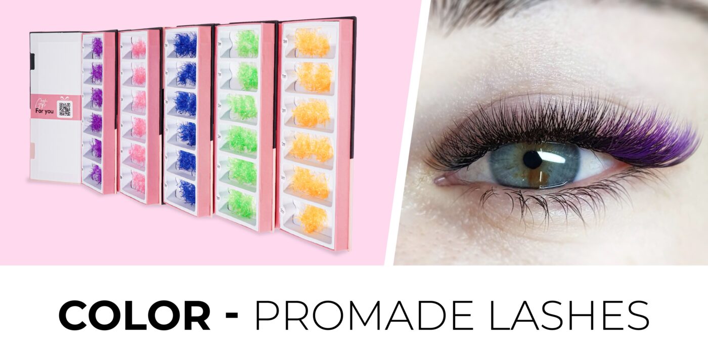 LavisLash-Color promade lashes fans-eyelash extensions