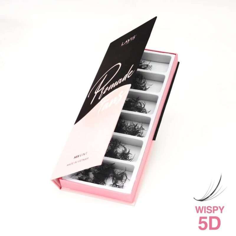 5D-Loose Wispy-Mix-6in1-LavisLash-1000 Fans-0.07