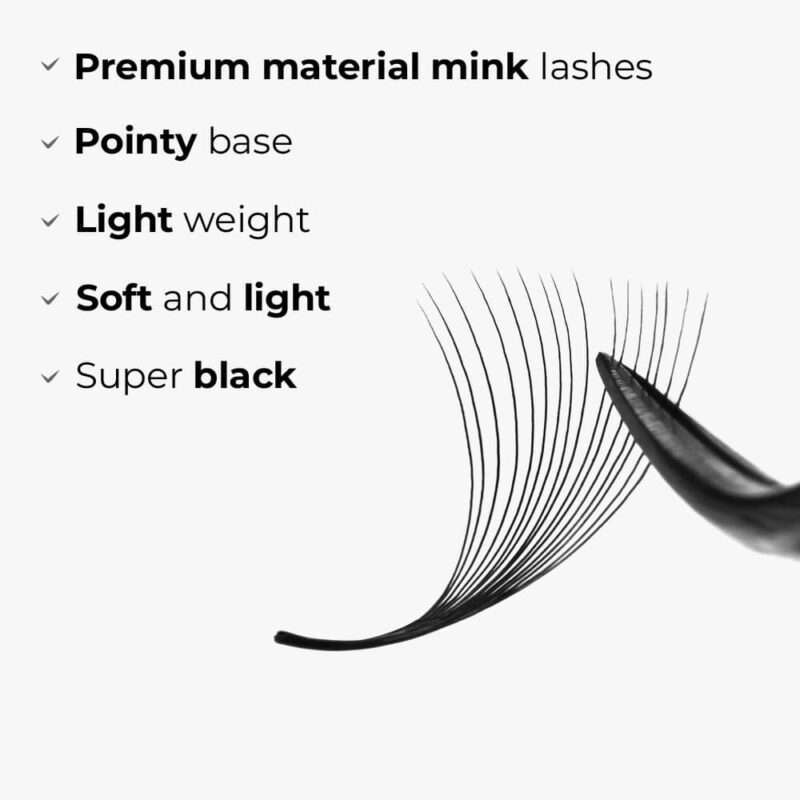 LAVISLASH-16D-Promade-Loose-Fans-Pointy-base-Light-weight-and-super-black