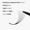 LAVISLASH-6D-Promade-Loose-Fans-Pointy-base-Light-weight-and-super-black