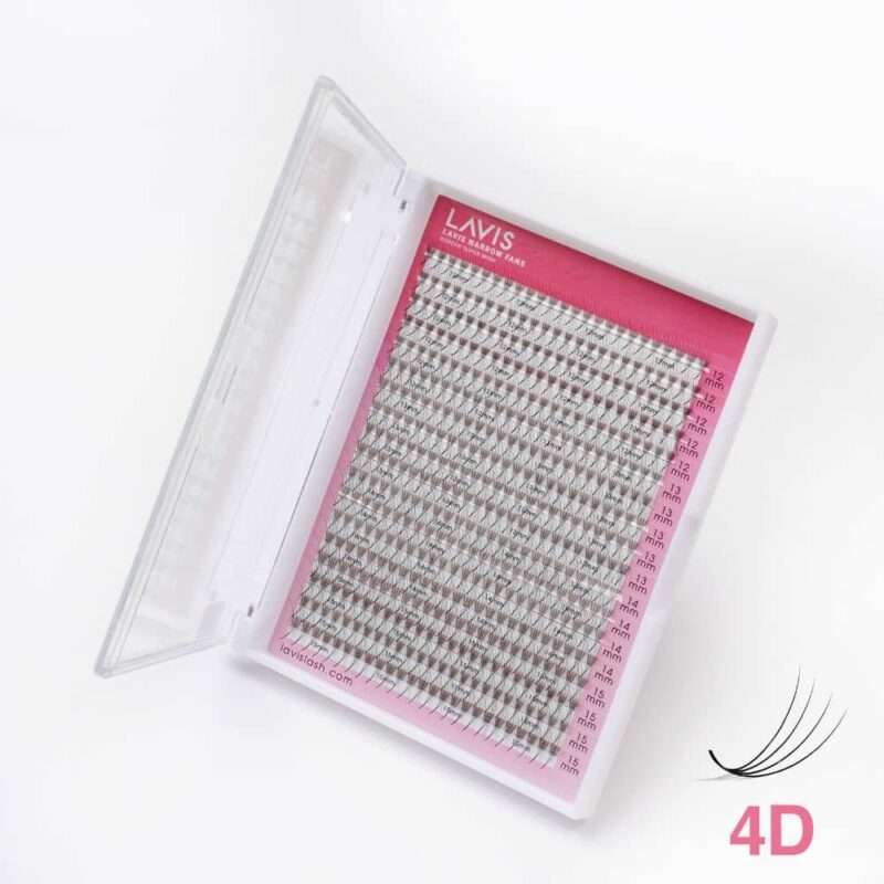 LavisLash-4D-Narrow-Medium-Trays-Mixed-Length-450 FANS