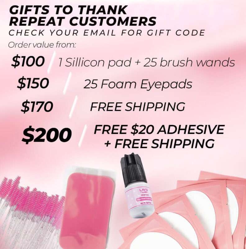 lavislash-lash sale-eyelash extensions-free gift