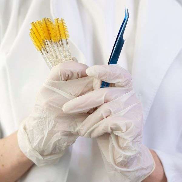 front-view-hands-holding-brushes-tweezers-lash-studio-lash-artist-lash care